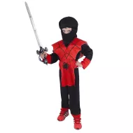 Detský kostým červený ninja (M)