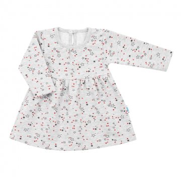 Kojenecké šatičky s dlohým rukávem New Baby For Girls hvězdičky Kojenecké šatičky s dlohým rukávem New Baby For Girls hvězdičky